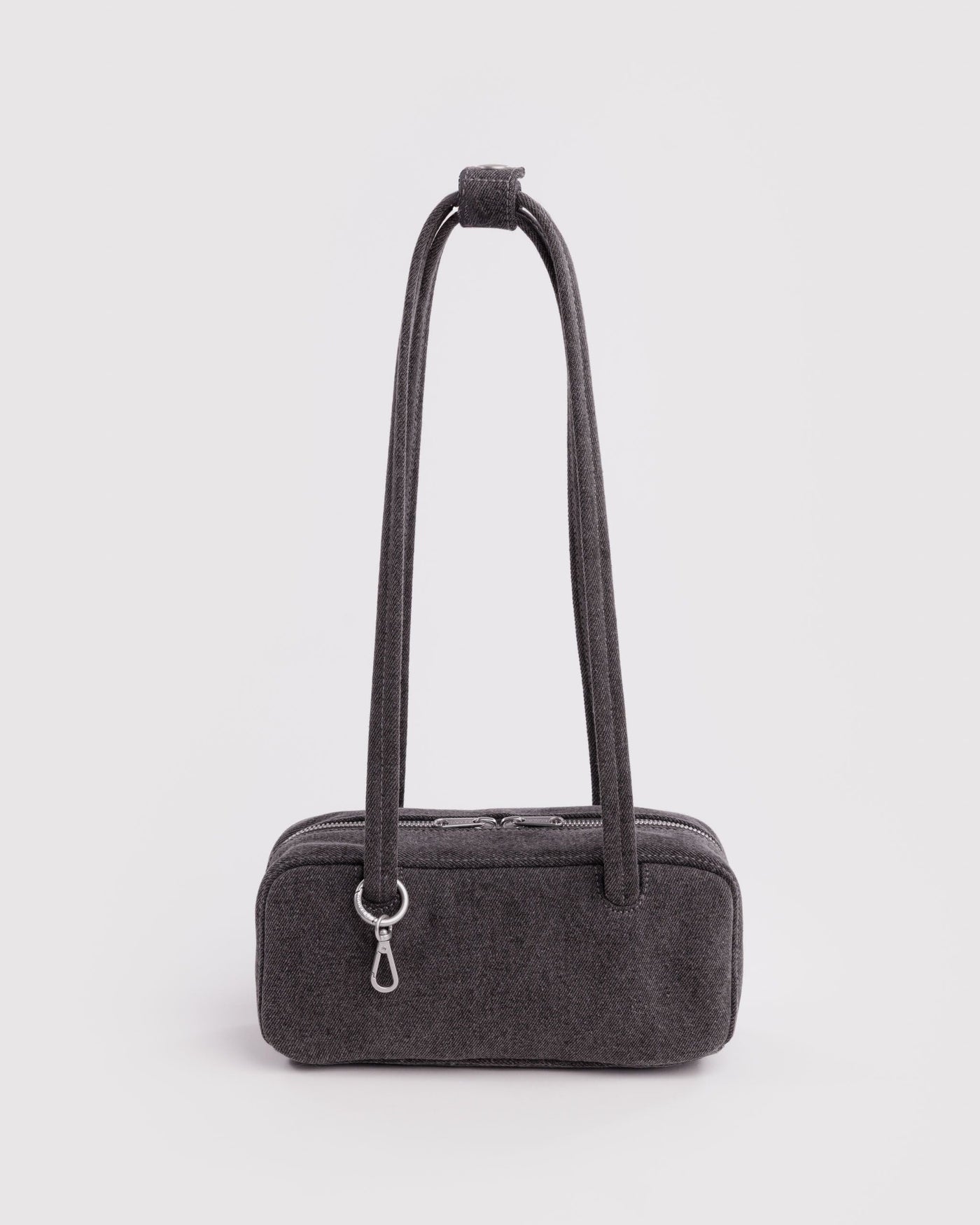 Small Denim Bowler Bag T5