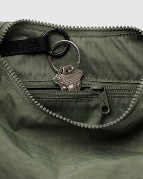 Small Nylon Crescent Bag W4