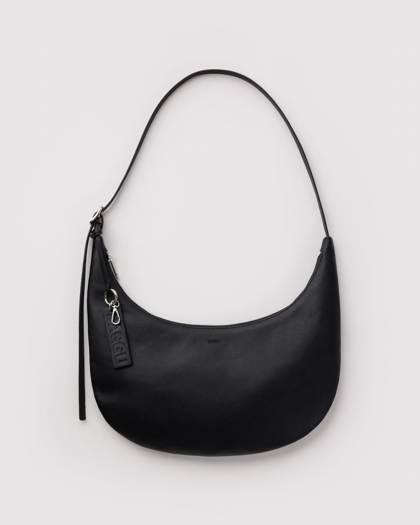 Medium Recycled Leather Flat Crescent W2
