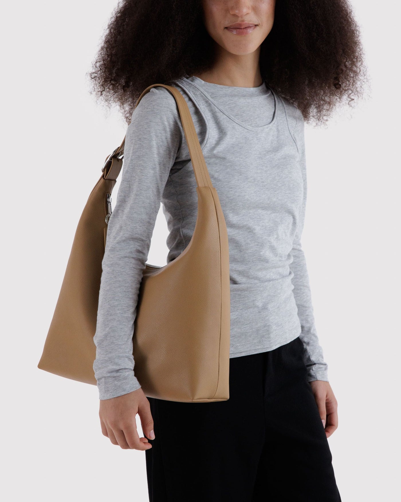Recycled Leather Shoulder Bag H1