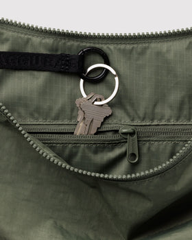 Large Nylon Crescent Bag E0