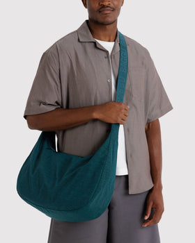 Large Nylon Crescent Bag E0