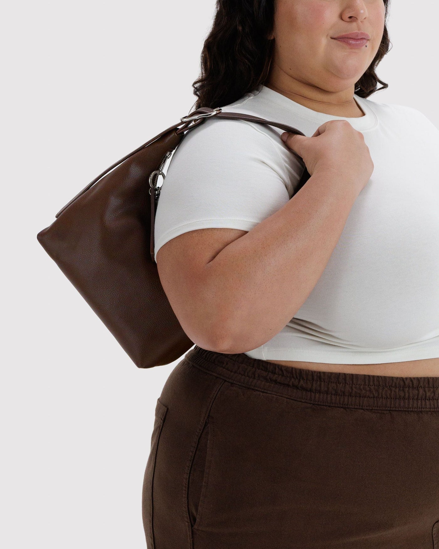Mini Recycled Leather Shoulder Bag S4