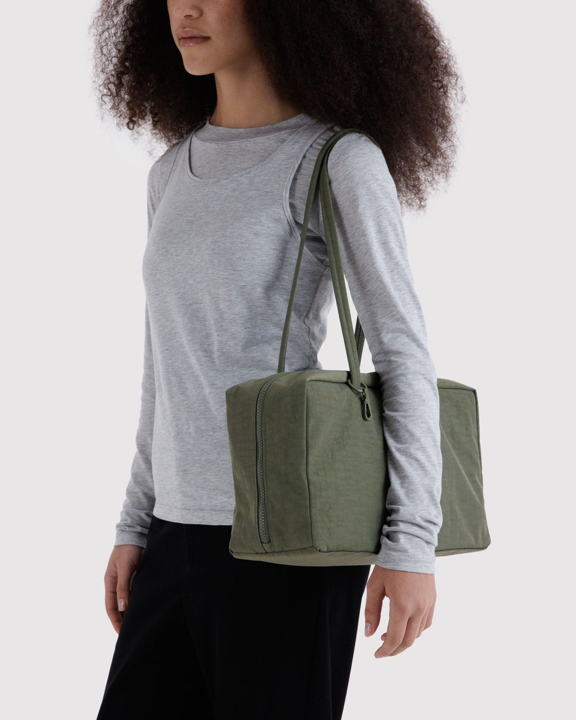 Medium Nylon Bowler Bag M2