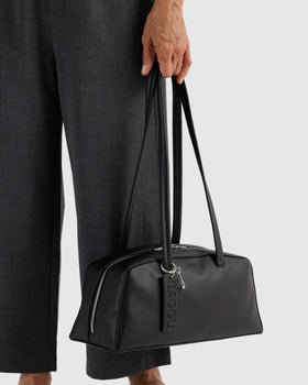 Recycled Leather Bowler Bag S7