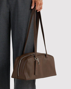 Recycled Leather Bowler Bag S7