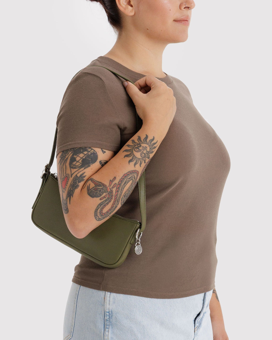 Recycled Leather Pochette N3