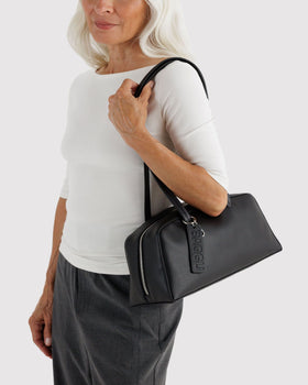 Recycled Leather Bowler Bag S7