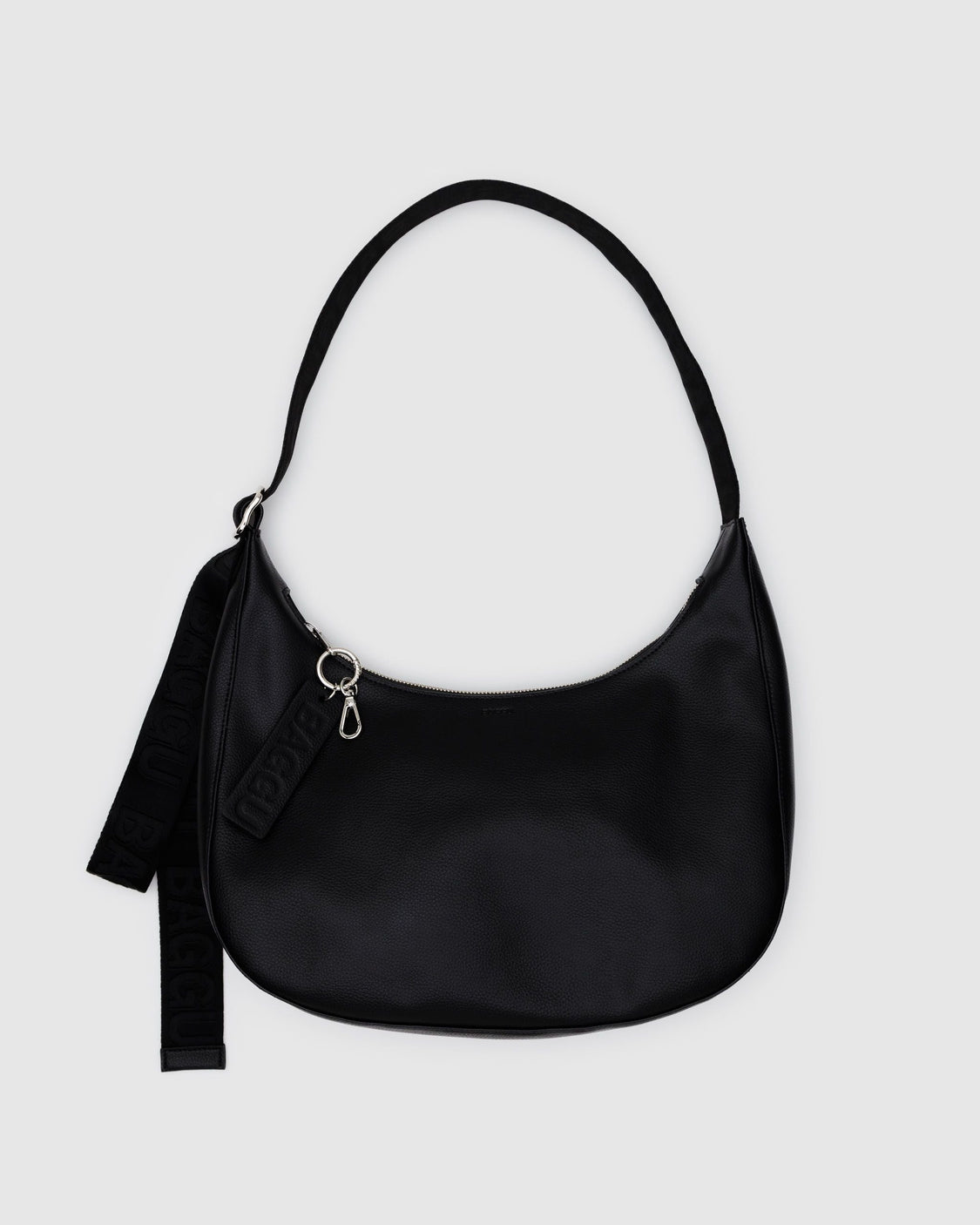 Medium Recycled Leather Crescent Bag N9