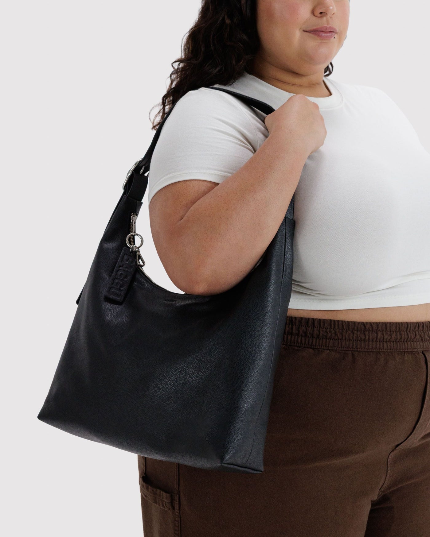 Recycled Leather Shoulder Bag H1