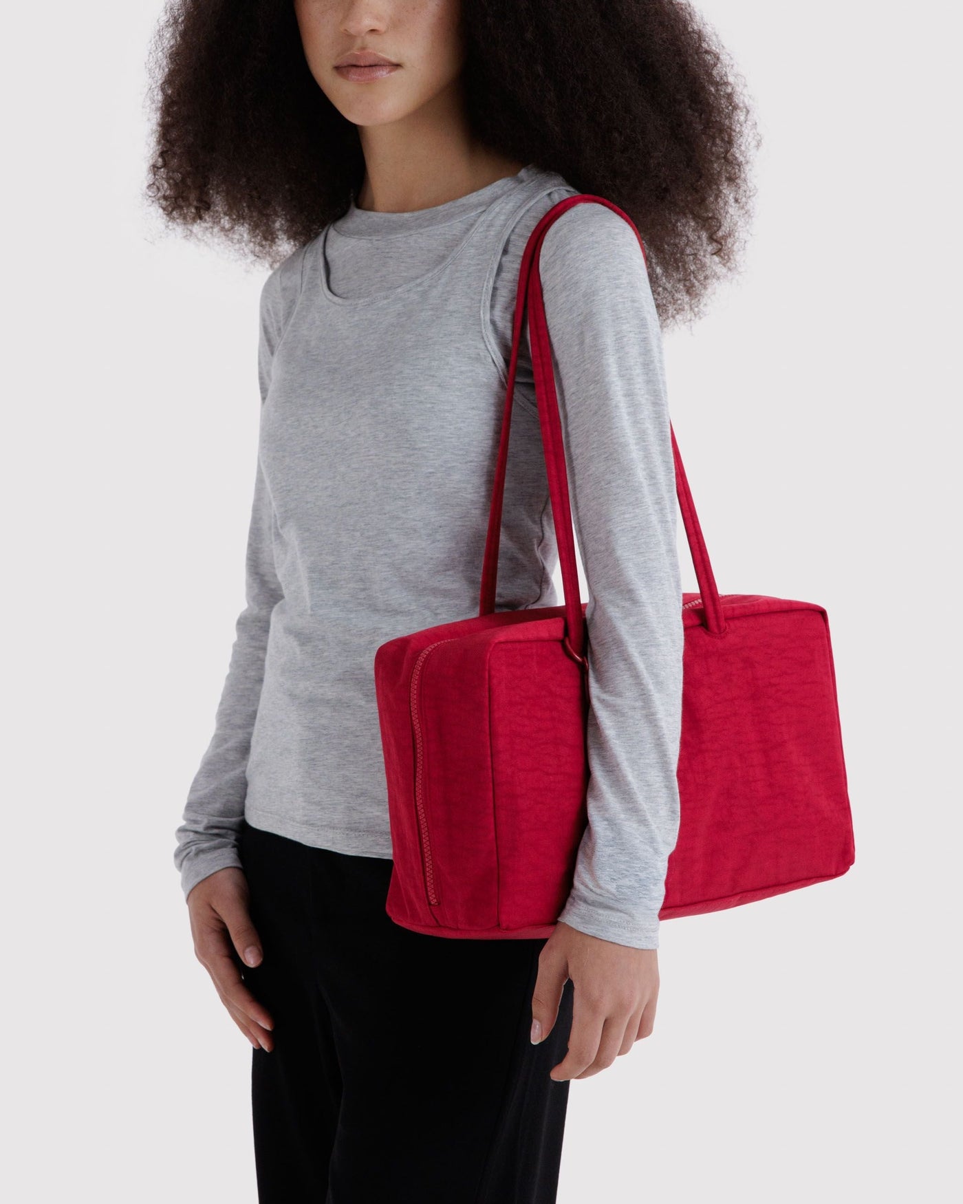 Medium Nylon Bowler Bag M2
